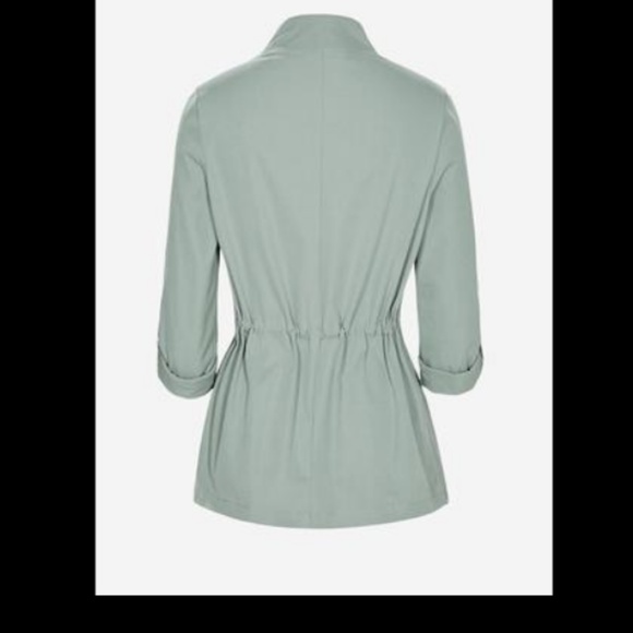 NWT Mint Green Drape Front Jacket - Picture 3 of 3